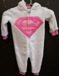 Kids Costumes to Hire - SuperGirlBaby - Onesie 6-12mths
